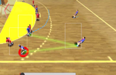 3D lines handball