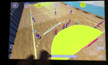 Handball trajectoire